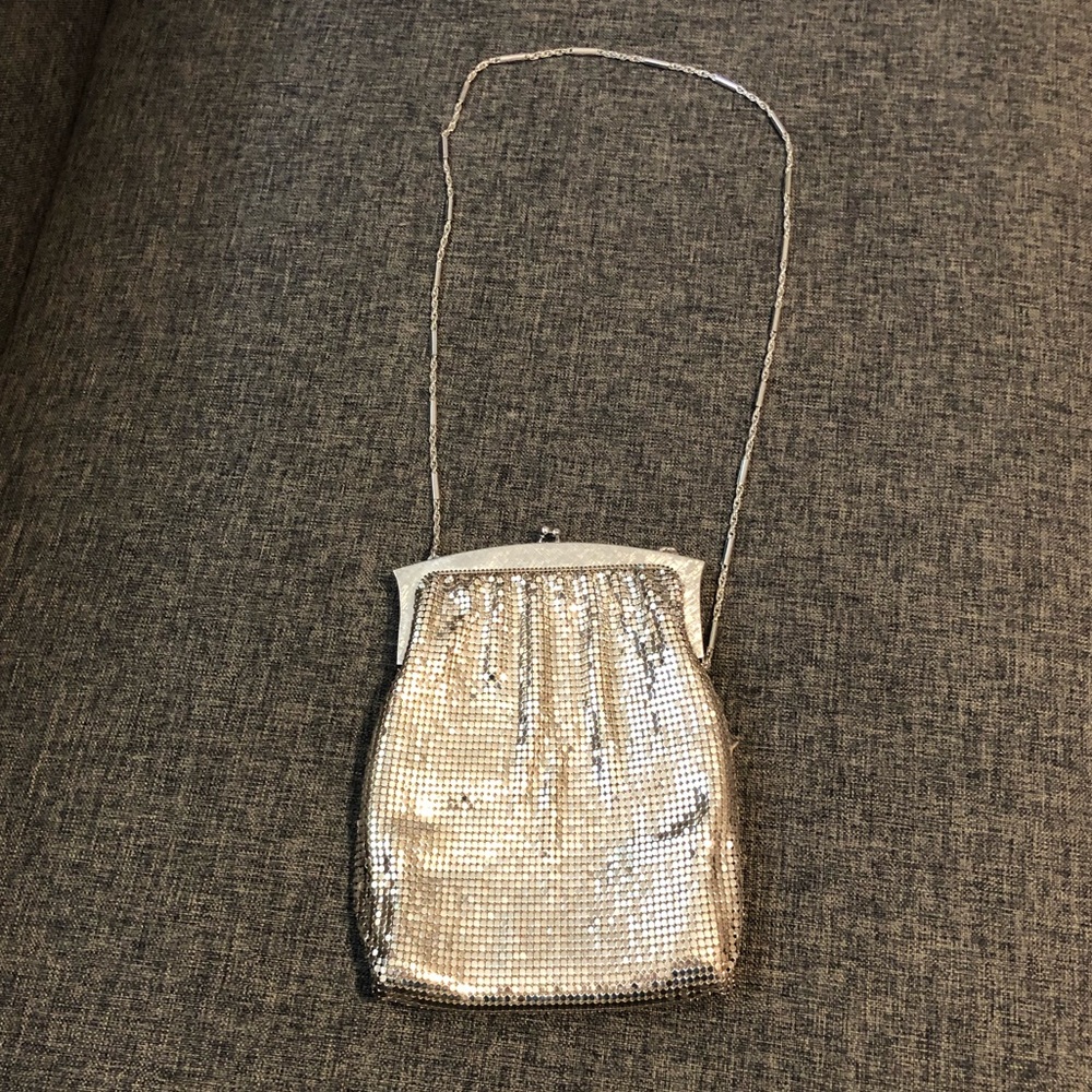 Whiting & Davis Silver Mesh Evening Bag